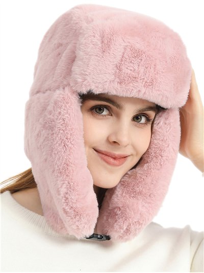 Gorro aviador de pelo suave 2