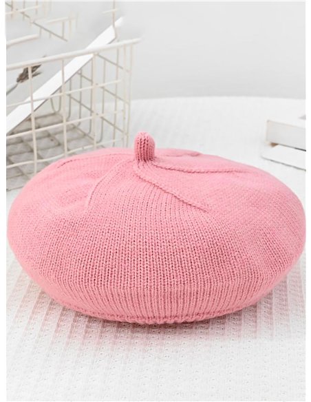 Boina infantil de punto