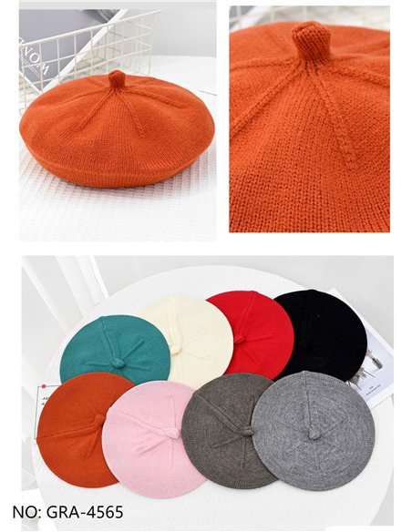 Boina de punto clásica