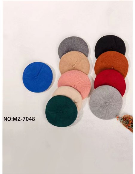 Boina canalé de punto