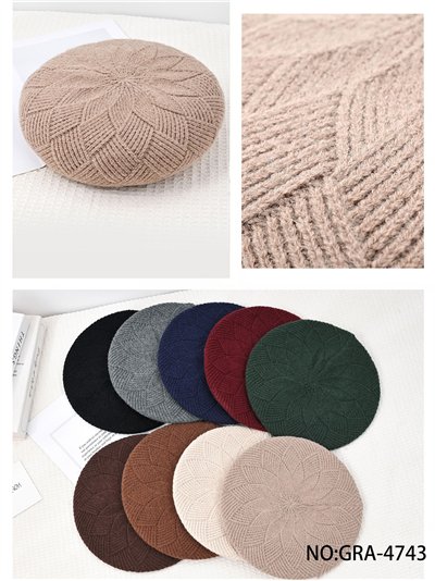 Boina de punto relieve 2