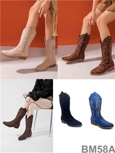 Bota cowboy de media caña 2