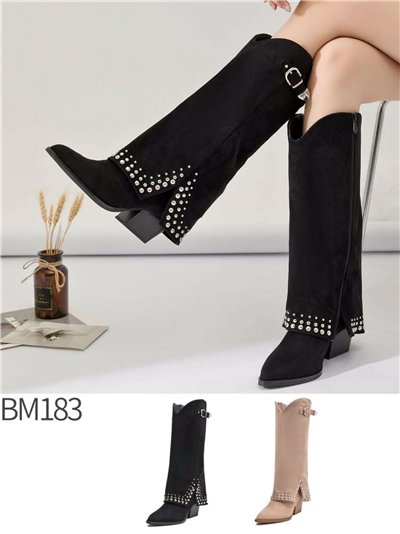 Bota cowboy con tachuelas 2