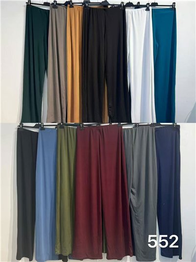 Pantalón recto lycra