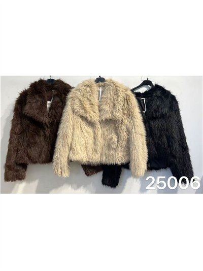 Chaqueta corta de pelo