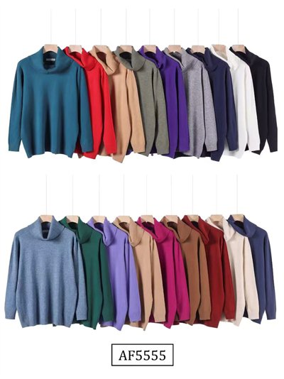 Jersey amplio cuello vuelto 2