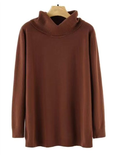 Jersey amplio cuello vuelto