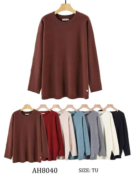 Jersey topitos con relieve