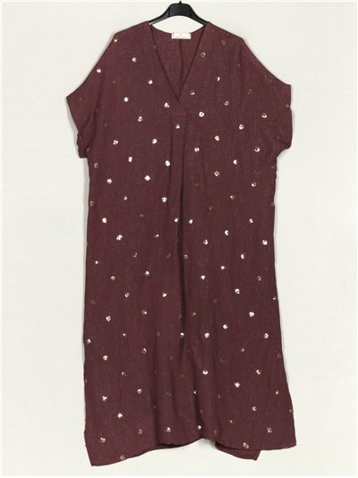 Vestido largo lentejuelas 2