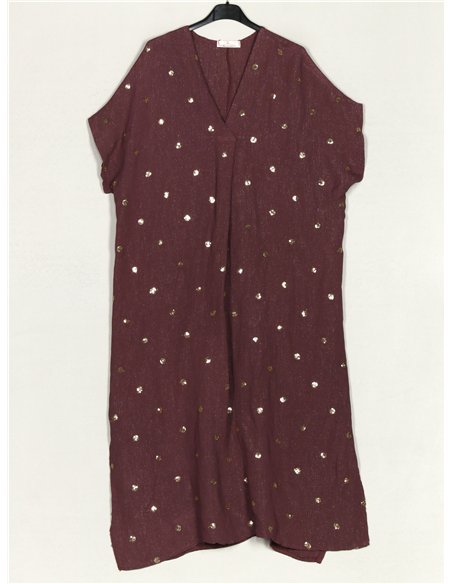 Vestido largo lentejuelas