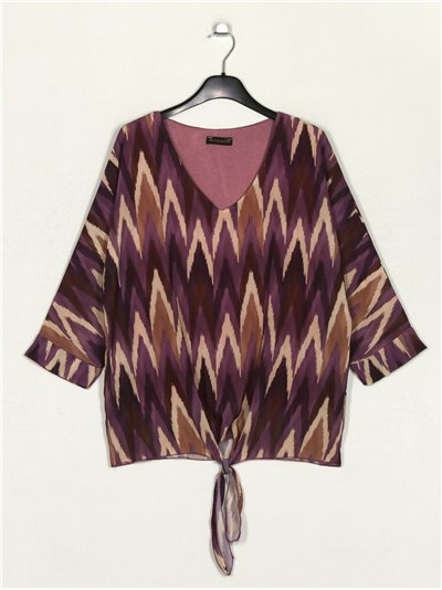 Blusa amplia zig-zag gasa 2