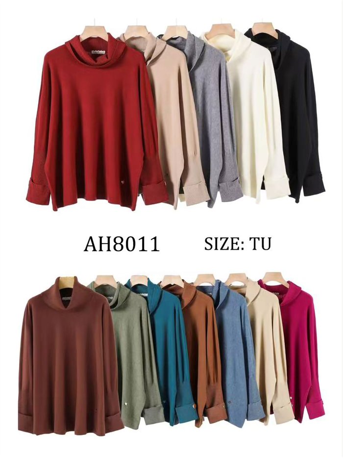 Jersey oversize cuello vuelto