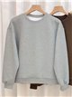 Sudadera amplia lisa