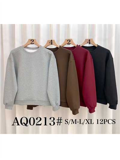 Sudadera amplia lisa 2