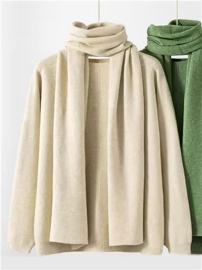 Jersey amplio + Bufanda