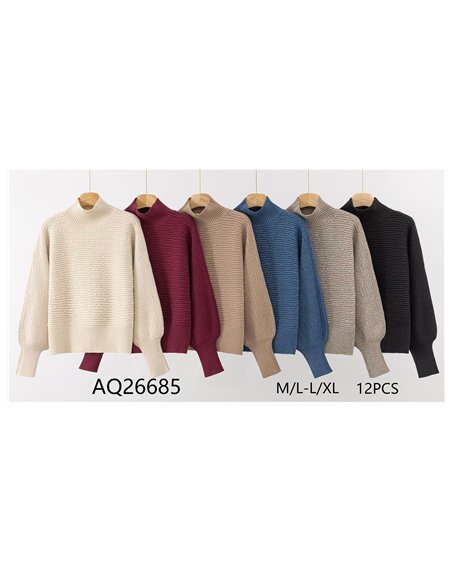 Jersey amplio estructura cuello perkins