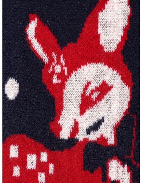 Jersey navideño ciervo paisaje