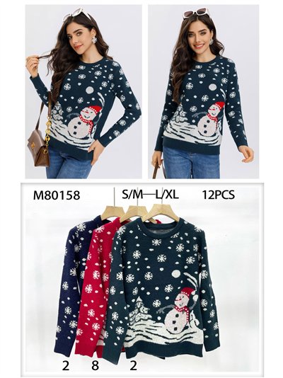 Jersey navideño muñeco de nieve 2