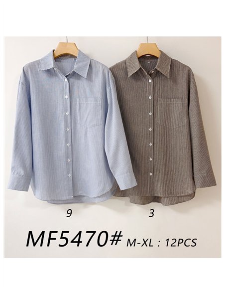 Camisa rayas básica