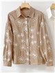 Camisa bordado floral