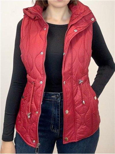 Chaleco acolchado capucha