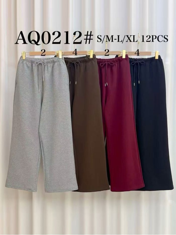 Pantalón chándal ancho con cordón