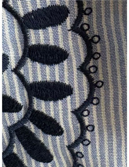 Camisa rayas con bordados