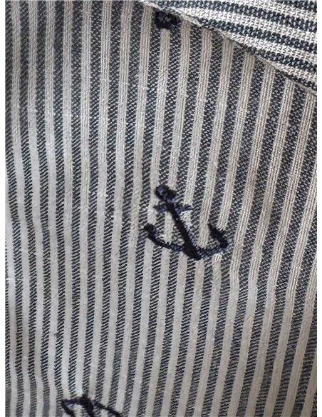 Camisa rayas anclas