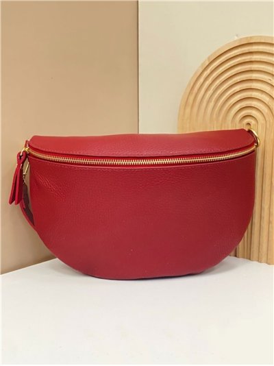 Bandolera piel media luna 2