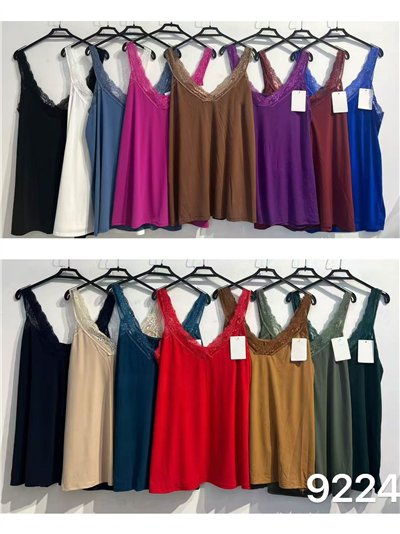 Top lencero encaje talla grande