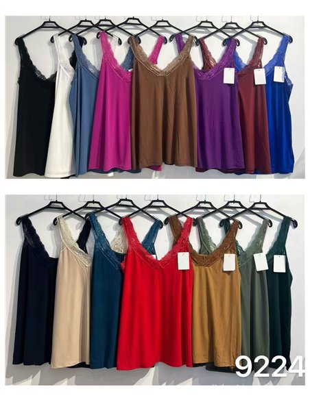 Top lencero encaje talla grande