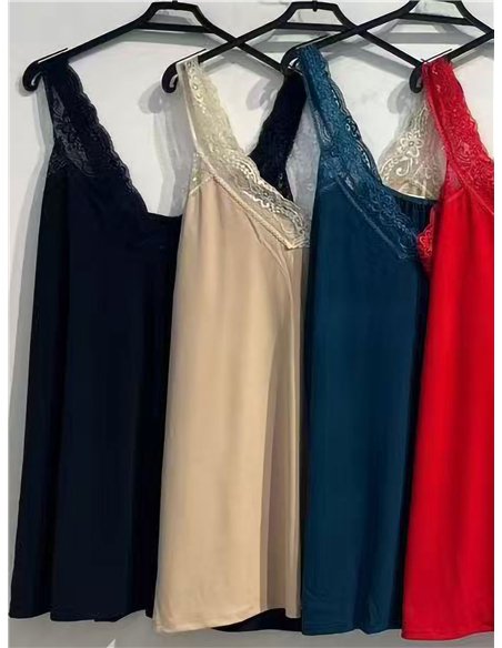 Top lencero encaje talla grande