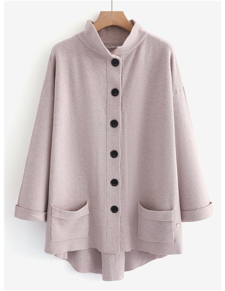 Chaqueta de punto bolsillos