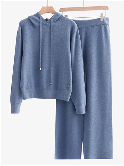 Conjunto Sudadera punto capucha + Pantalón