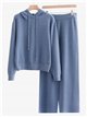 Conjunto Sudadera punto capucha + Pantalón