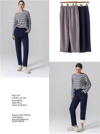 Pantalón jogger afelpado 2