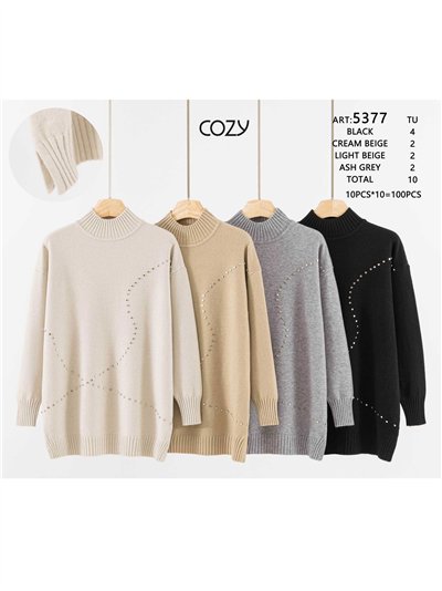 Jersey cuello perkins tachas 2