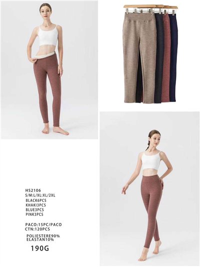 Leggings térmicos suaves push up 2