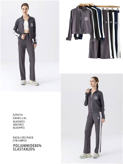 Conjunto Sudadera yoga cremallera + Pantalón 2