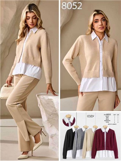 Jersey efecto camisa 2