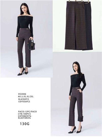 Pantalón estampado afelpado 2