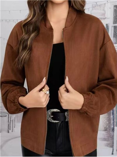Chaqueta bomber efecto ante