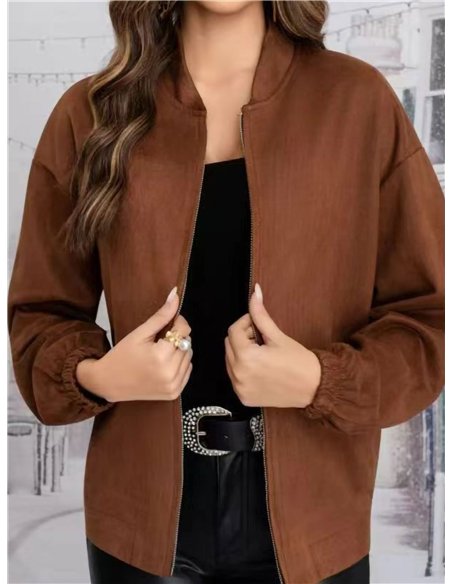 Chaqueta bomber efecto ante