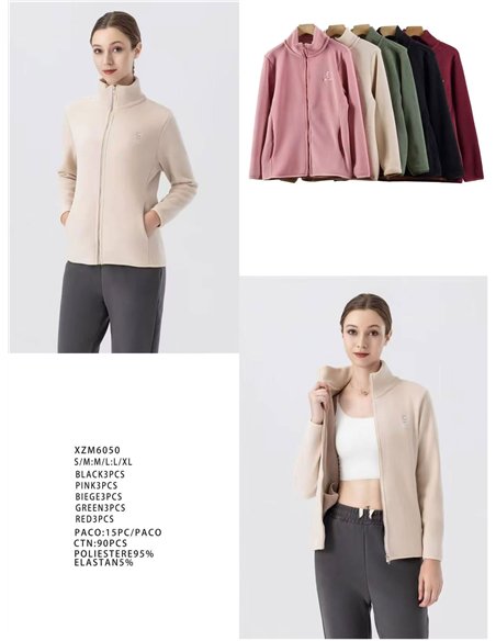 Sudadera polar cremallera