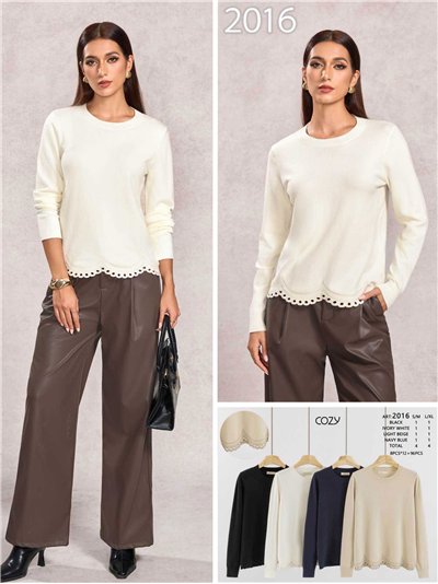 Jersey bajo ondulado troquelado 2