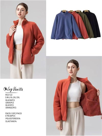 Chaqueta polar borreguito con cremallera 2