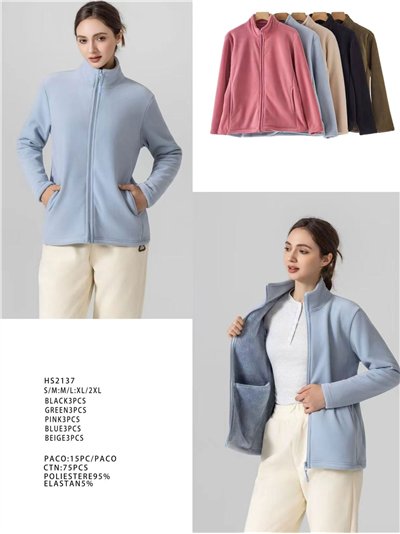 Soft fleece zip jacket 2