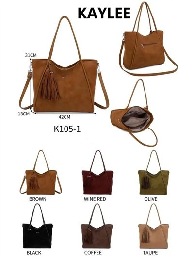 Tote efecto ante con borla