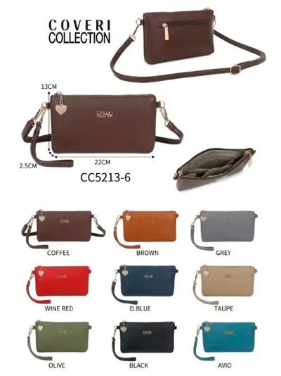 Mini bandolera con charm corazón