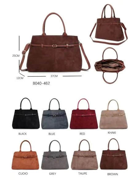 Bolso de mano efecto ante